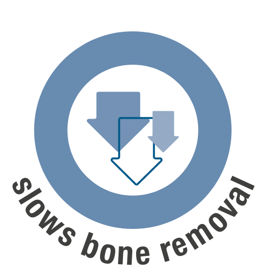 slows bone removal icon