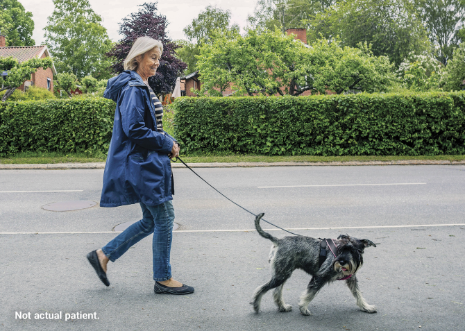 women-walking-dog